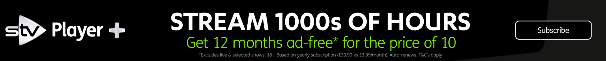 Stream 1000s of hours with STV Player+